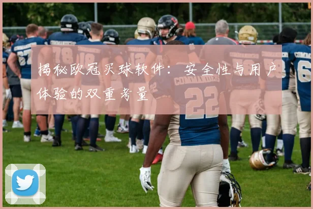揭秘欧冠买球软件：安全性与用户体验的双重考量